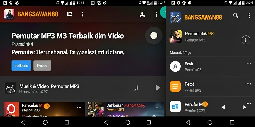 Tampilan antarmuka BANGSAWAN88 yang sederhana dan menarik.