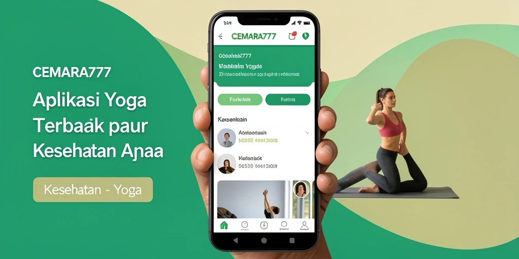 Antarmuka CEMARA777 menampilkan berbagai pose Yoga yang menarik.