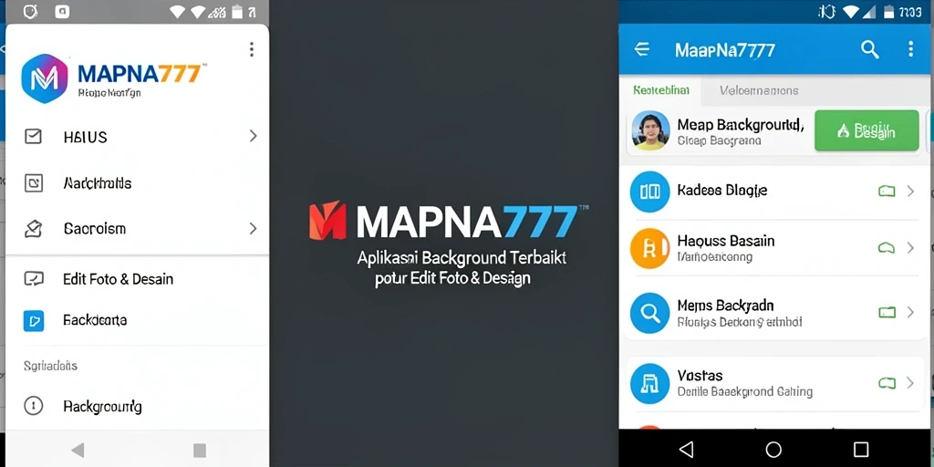 Antarmuka MAPNA777 yang sederhana dengan fungsi menghapus background.