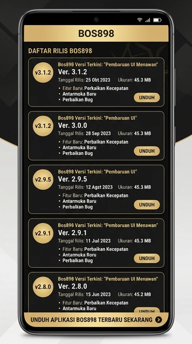 Riwayat Versi APK bos898 untuk Pengguna Android